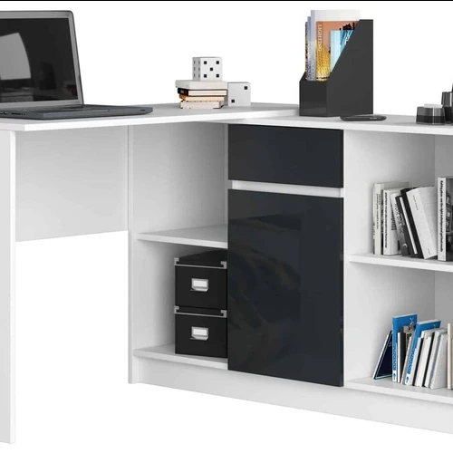 Tvarkingumo sprendimas – komoda B-17 su erdviais stalčiais ir lentynomis