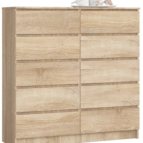 Komoda NORE K120, ąžuolo spalvos