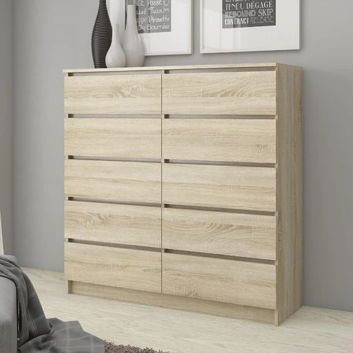 Smėlio spalvos komoda su ABS apsauga