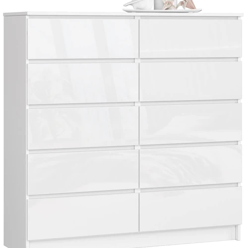 Komoda NORE K120, baltos spalvos