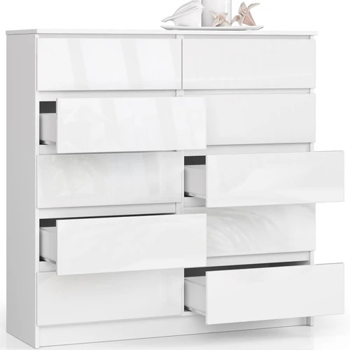 Kokybiška komoda iš laminuotos plokštės su atspariu dilimu