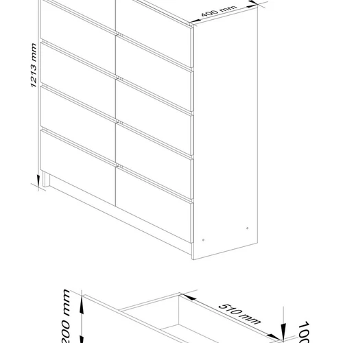 Stilingu stalčiai su metaliniais kreipiančiaisiais