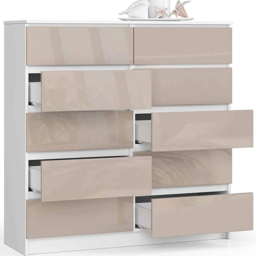 Moderni komoda su akrilo MDF priekinėmis dalimis