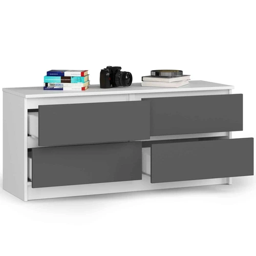 Stalčiai su metaliniais kreiptuvais ir ABS briauna