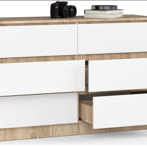 Ervūs baldai su švelniai judančiais stalčiais