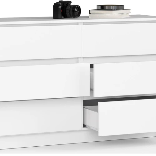 Erdvi komoda su 6 stalčiais ir ABS briauna