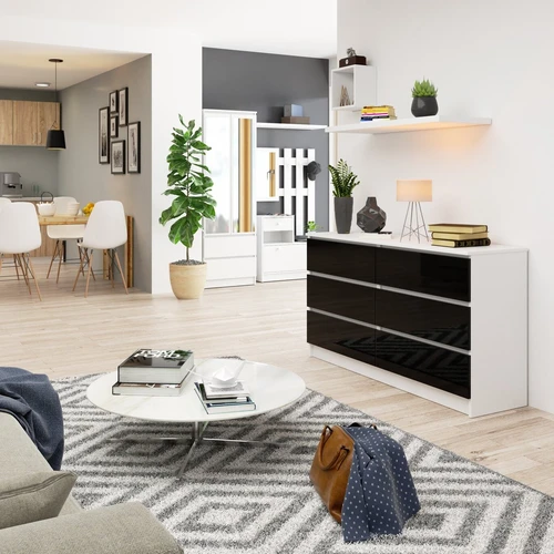 Patvari komoda su laminuotu korpusu ir ABS kraštais