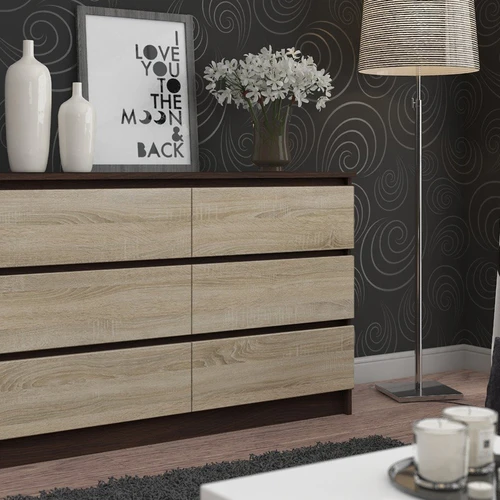 Komoda K 140cm – puiki alternatyva didelėms spintoms