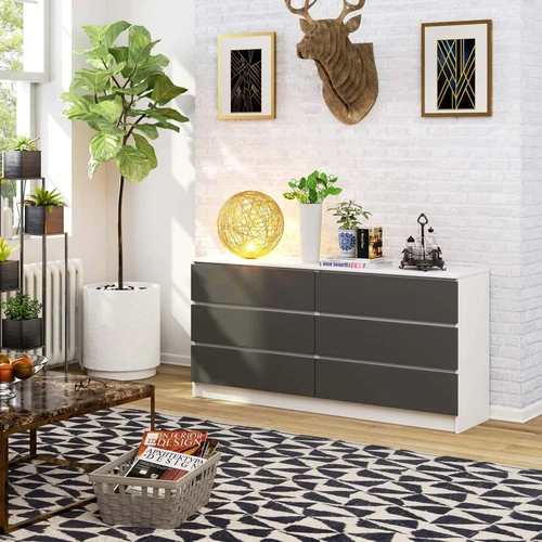 Tvarkinga komoda su ABS apvadais ir metaliniais kreiptuvais