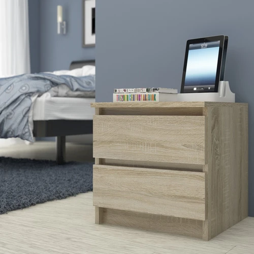 Elegantiška komoda K60 su patvariais metalo kreiptuvais