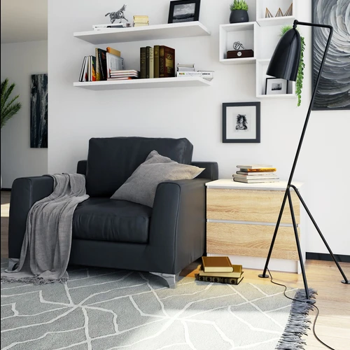 Moderni komoda iš dilimui atsparios medžiagos