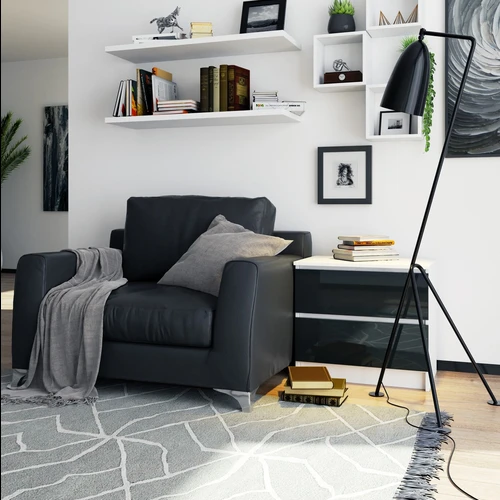 Atspari trinčiai komoda su laminuotu korpusu