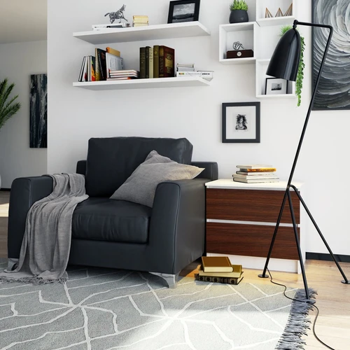 Moderni komoda iš dilimui atsparios medžiagos