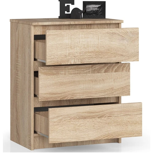 Komoda iš laminuotos plokštės su ABS briaunomis