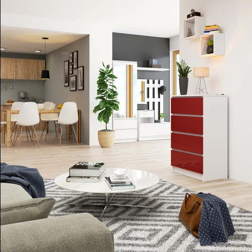 Tvarkinga komoda su dilimui atsparia plokšte