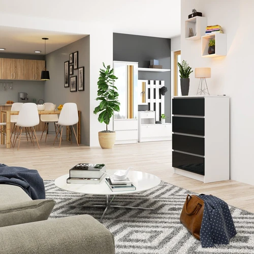 Patogi komoda su aukšta apsauga nuo pažeidimų