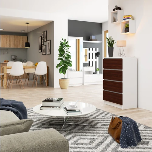 Komoda su 24 mėn. garantija ir patikimu dizainu