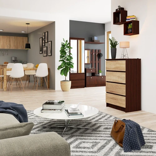 Stilinga komoda su patogiais stalčiais