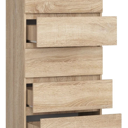 Patvari komoda su ABS ratlankiais ir laminuota lenta