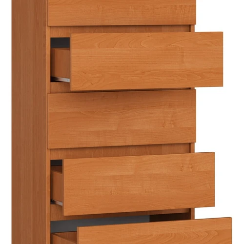 Aukšta komoda iš laminuotos plokštės – idealus sprendimas jūsų interjerui