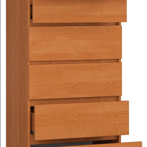 Elegantiška komoda K60 su ABS briaunomis ir metaliniais kreiptuvais