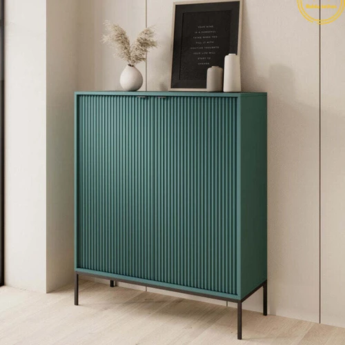 Stilinga žalia spinta su juodom kojom, Lenkijos gamyba