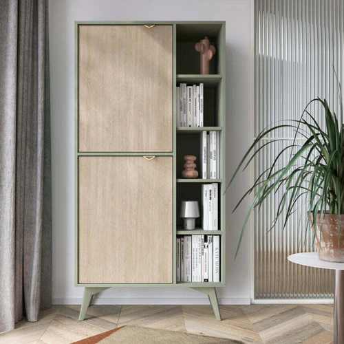 Lengvai pritaikomas modernaus dizaino baldas eukalipto spalvos