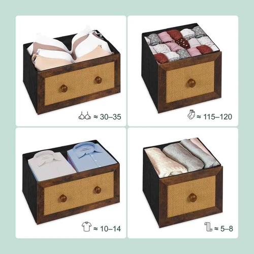Komoda Relaxdays, 5 stalčiai, 100 × 54,5 × 32,5 cm - Komodos, šoninės spintelės