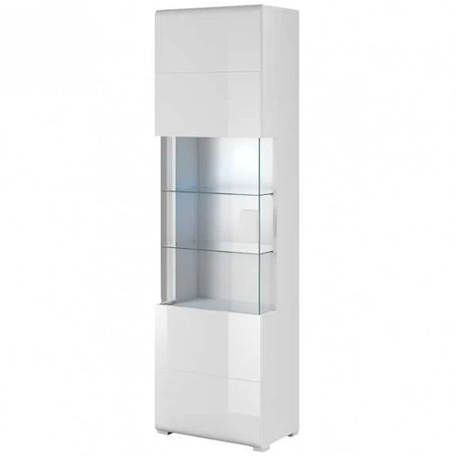 Komoda TOLEDO TL05 balta / balta blizgi