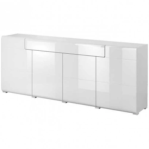 Komoda TOLEDO TL25 balta / blizgi balta