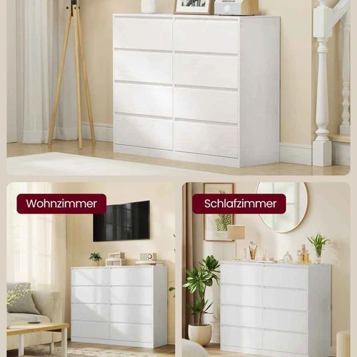 Komoda VASAGLE Kailyn, 6 stalčiai, 40 × 119,4 × 97,5 cm - Komodos, šoninės spintelės