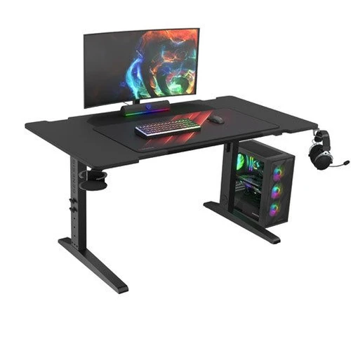 Kompiuterinių žaidimų stalas Genesis Holm 140 RGB, reguliuojamo aukščio - Darbo stalai