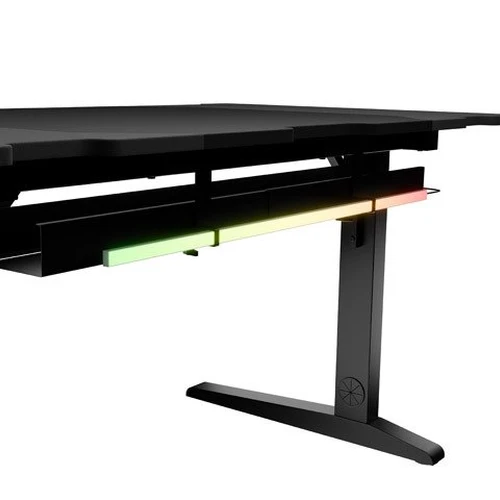 Kompiuterinių žaidimų stalas Genesis Holm 140 RGB, reguliuojamo aukščio - Darbo stalai