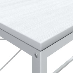 Kompiuterio stalas, baltos spalvos, 110x60x70cm, MDP - Darbo stalai