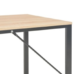 Kompiuterio stalas, juodos ir ąžuolo spalvos, 120x60x73cm - Darbo stalai