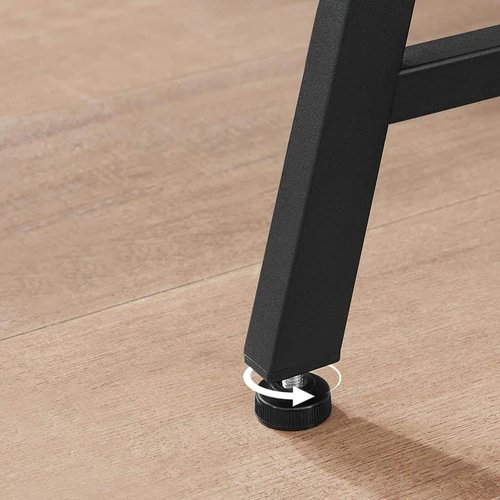 Stalas su plieno konstrukcija ir lengva surinkimo instrukcija