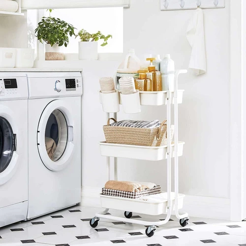 Tvirtas plieninis rėmas ir 4 aukštos kokybės ratukai