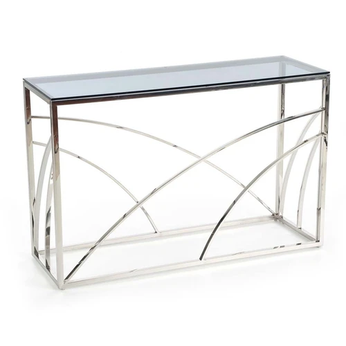 Rūkytas stiklas su sidabriniu chromu