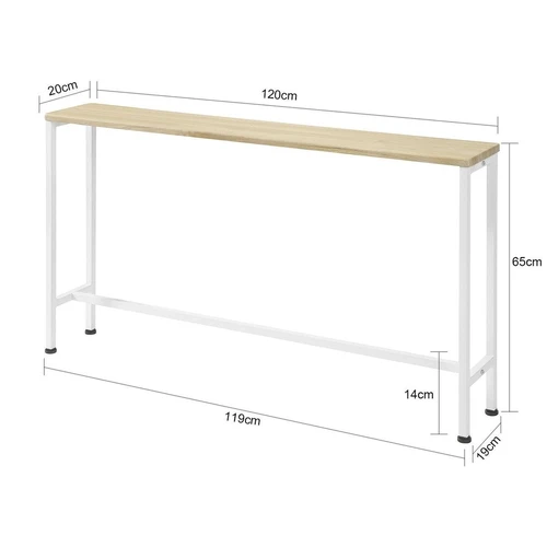 Konsolinis stalas 120x20x65cm., įvairių spalvų - Konsolės