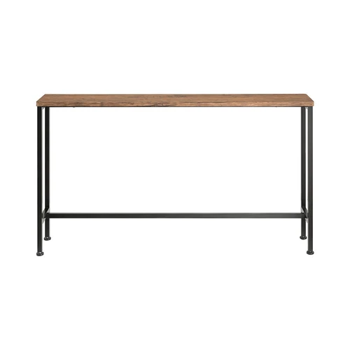 Konsolinis stalas 120x20x65cm., juodos/rudos spalvos