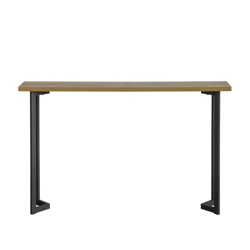 Konsolinis stalas 120x20x75cm., juodos/rudos spalvos
