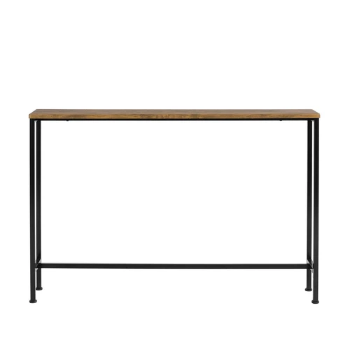 Konsolinis stalas 120x20x80cm., juodos/rudos spalvos