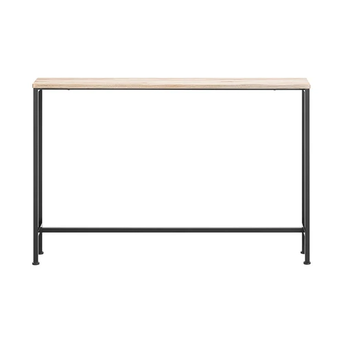 Konsolinis stalas 120x20x80cm., juodos/šviesiai rudos spalvos