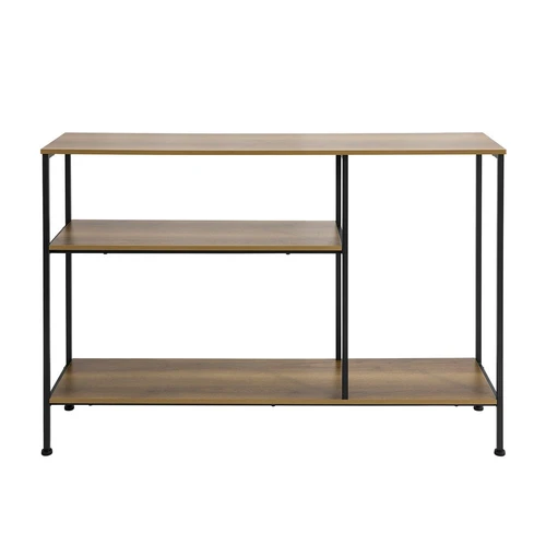 Konsolinis stalas 30x80x120cm., rudos/juodos spalvos