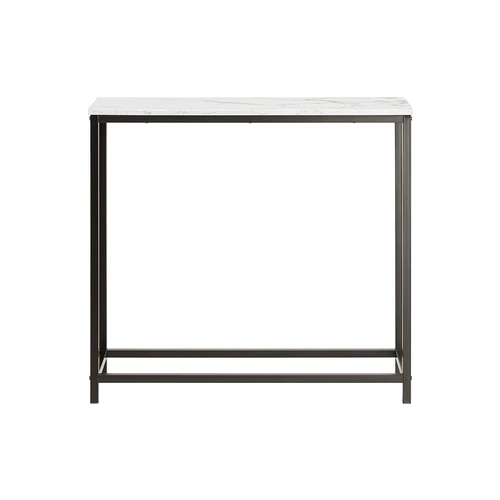 Konsolinis stalas 80x30x75cm., juodos/baltos spalvos