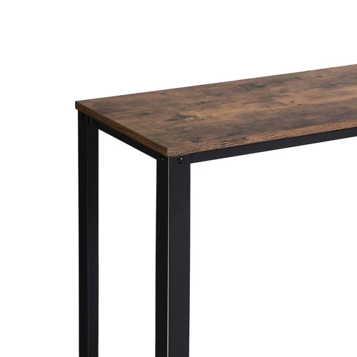 Patvarus ir lengvai surinkiamas konsolinis staliukas