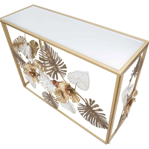 Konsolinis stalas Mauro Ferretti Glam Floris, 113 × 80 × 40 cm - Konsolės