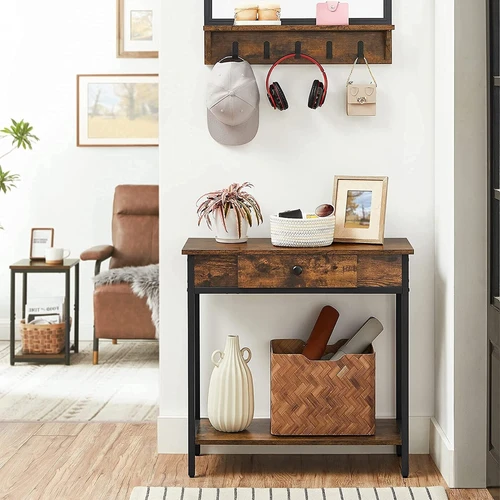 Moderni vintažinė spintelė su instrukcija ir priedais