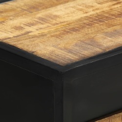 Konsolinis staliukas, 110x35x75cm, neapdorota mango mediena - Konsolės