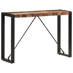 Konsolinis staliukas, 110x35x76cm, perdirbtos medienos masyvas - Konsolės